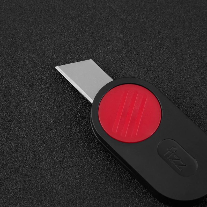 Портативный мини-нож Fizz Универсальный канцелярский нож, красный, синий, белый, для открытия упаковки, для офиса, школы, искусства, для студен...