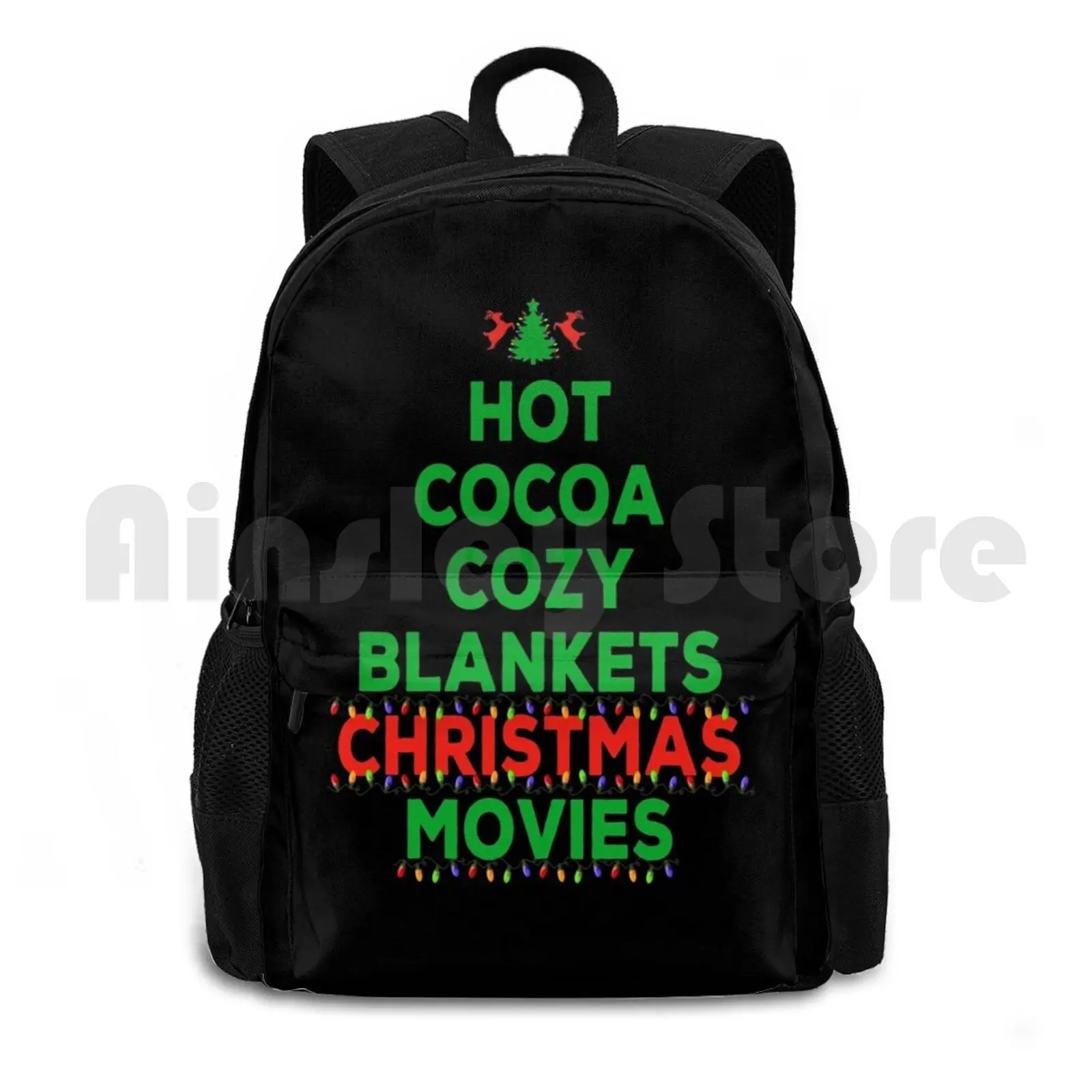 Hot Cocoa Cozy Christmas Movies , Christmas Family Outfits , Christmas Shirt , Blankets Christmas Movies Funny Gift Idea