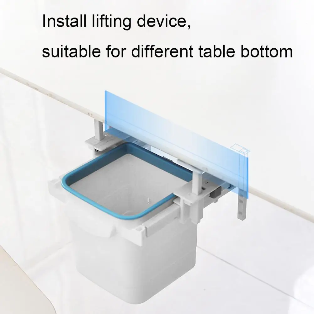 Gorące wyprzedaże!!! Ukryte chowane biurko Home Adhesive kosz na śmieci kosz na śmieci kosz na śmieci