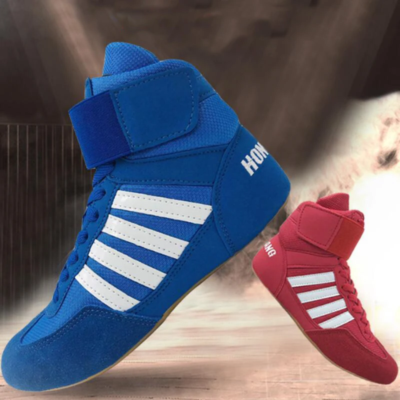 men,women,child boxing shoes Rubber outsole breathable Wrestling shoes Women wrestling costume shoes for wrestling