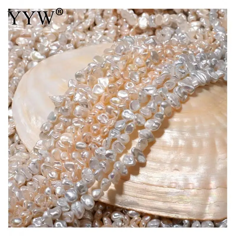 5-6mm Natural Freshwater Pearl Beaded High Quality Shape Punch Loose Beads For Make Jewelry DIY Bracelet Necklace Accessories