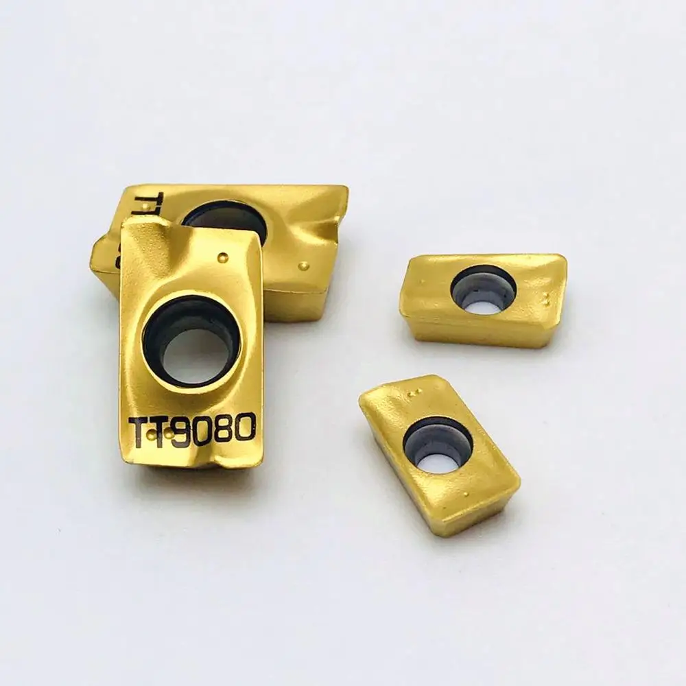 APMT1135 APMT1604 PDER TT9080 Karbida Sisipan APMT CNC Bubut Bagian Alat APKT1705 PER TT9080 untuk Indexable Milling Cutter APKT