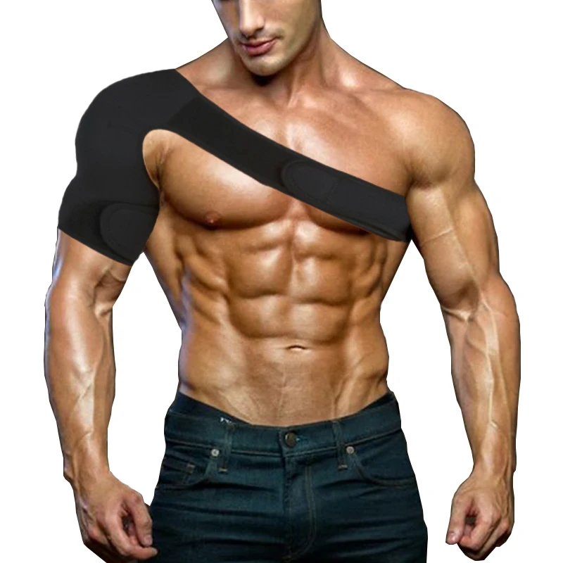 Shoulder Brace for Men and Women Adjustable Shoulder Strap Compression Sleeves for Arms Shoulder Injury Joint Pain Relief Girdle