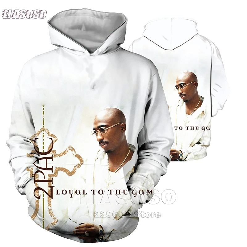 Winter 3D Hoodie Men Legends Of Hip Hop 2pac Tupac/Biggie Smalls/Snoop Dogg  Hip-Hop Funny Tee Tops Plus Size Streewear