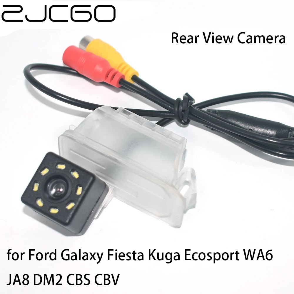 

ZJCGO CCD HD Car Rear View Reverse Back Up Parking Waterproof Camera for Ford Galaxy Fiesta Kuga Ecosport WA6 JA8 DM2 CBS CBV