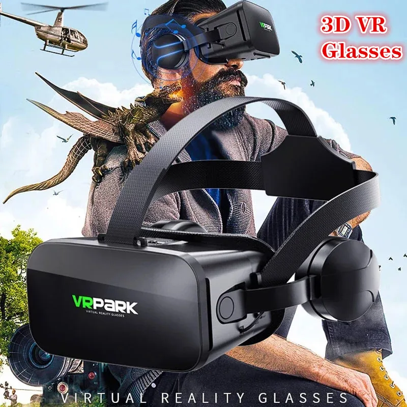 ثلاثية الأبعاد VR نظارات نظارات مع ألعاب تحكم سماعة خوذة نوع VR نظارات ل 4.5- 6.7 هاتف ذكي واي فاي طائرة بدون طيار FPV ألعاب أطفال