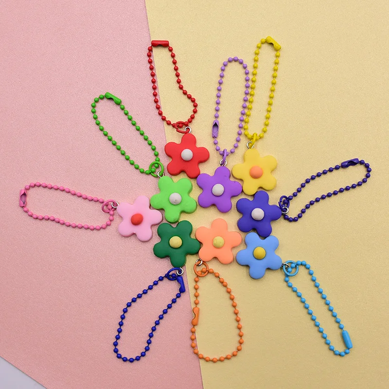 20/40/60pcs 12CM length Colorful 2.4mm Ball Bead Chains Fits KeyRing/Key Chain/Dolls/Label Hand Tag Connector DIY Jewelry Making
