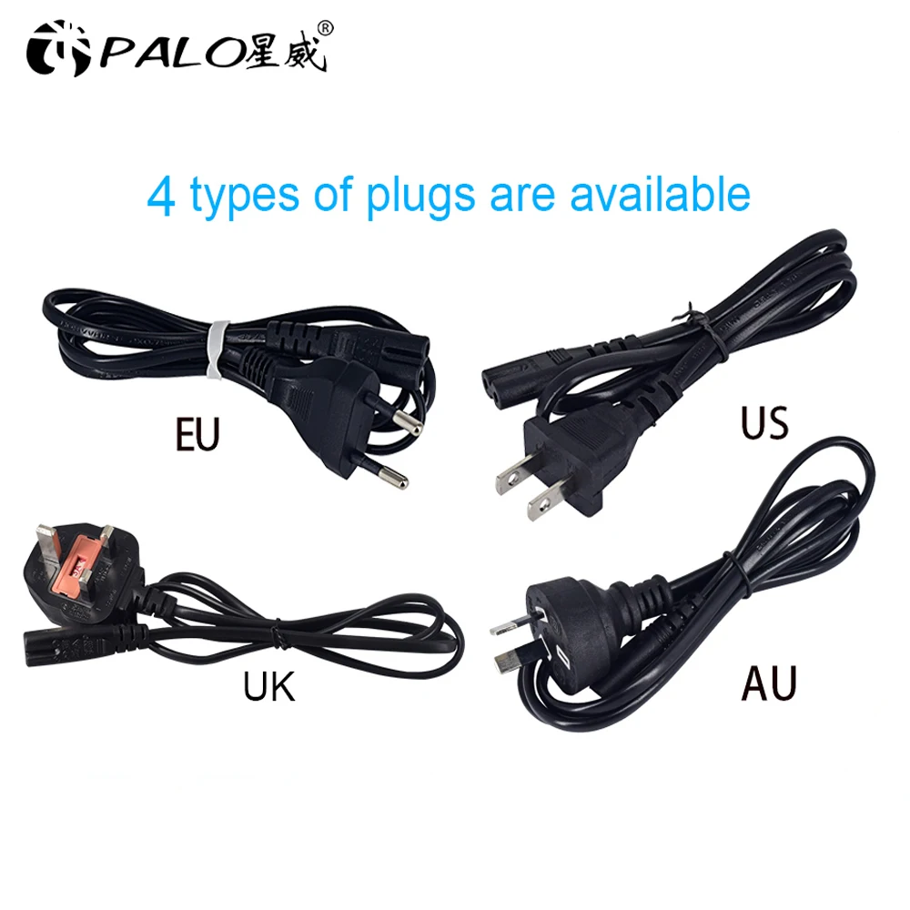 PALO الذكية شاشة الكريستال السائل شاحن ل 1.2 فولت Ni-mh Ni-CD AA AAA بطارية قابلة للشحن AA AAA شاحن بطارية