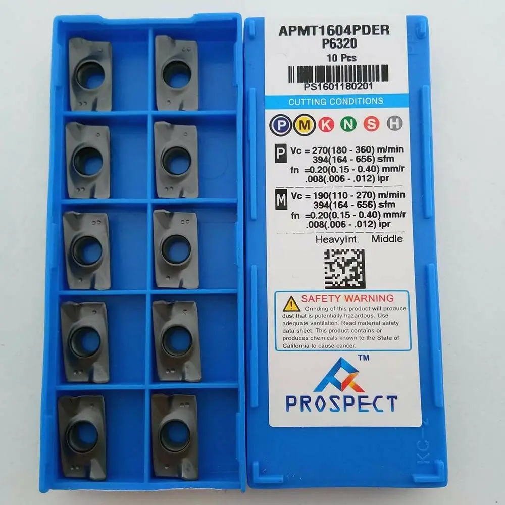 10PCS CNC APMT1604PDER P6320 카바이드 인서트 터닝 인서트 세라믹 인서트