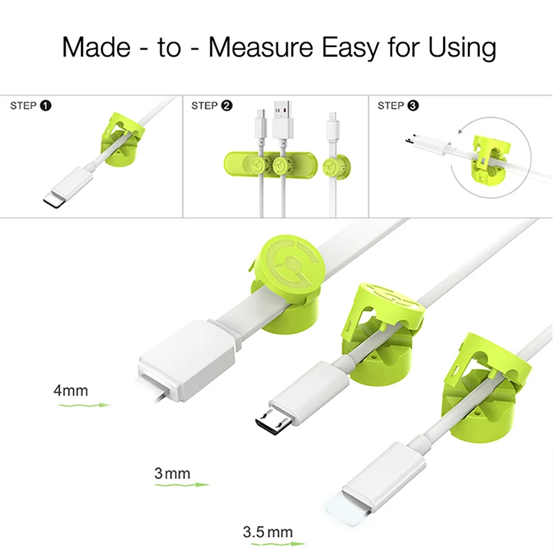 Kabel magnetyczny organizator Winder Mouse Wire biurko uchwyt ścienny przewód słuchawek osłona na telefon komórkowy dane USB kable klips do