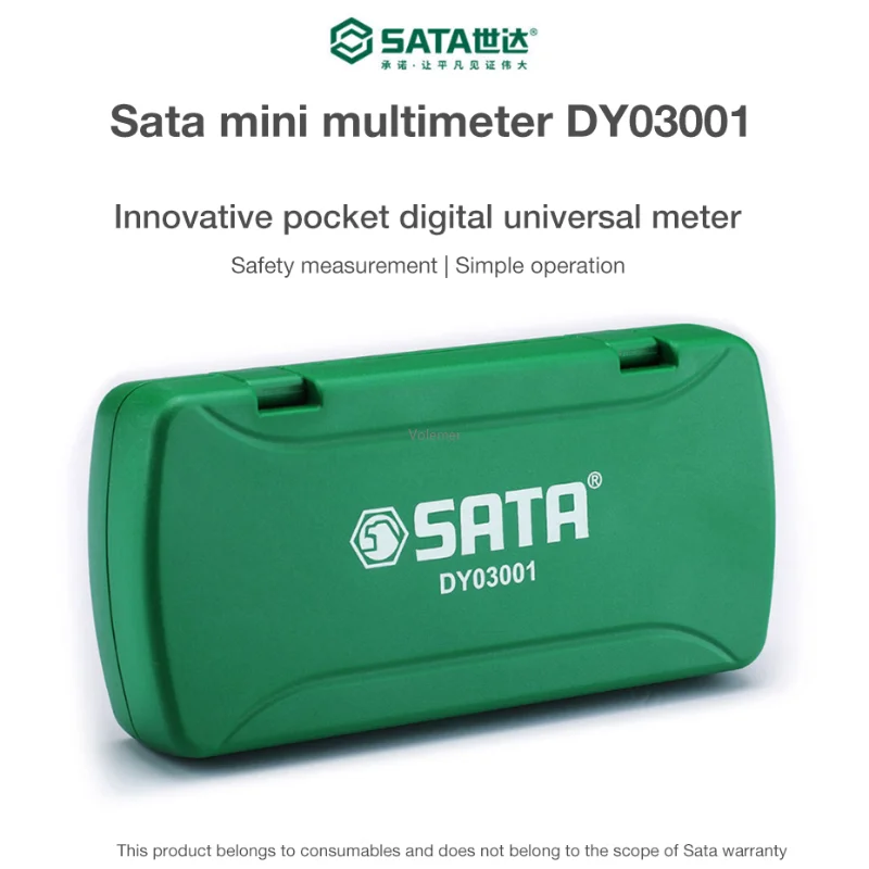 Youpin Sata Multimeter Full Range Overload Protection AC and DC Voltage Mini Pockets Measurement Measurable Continuity