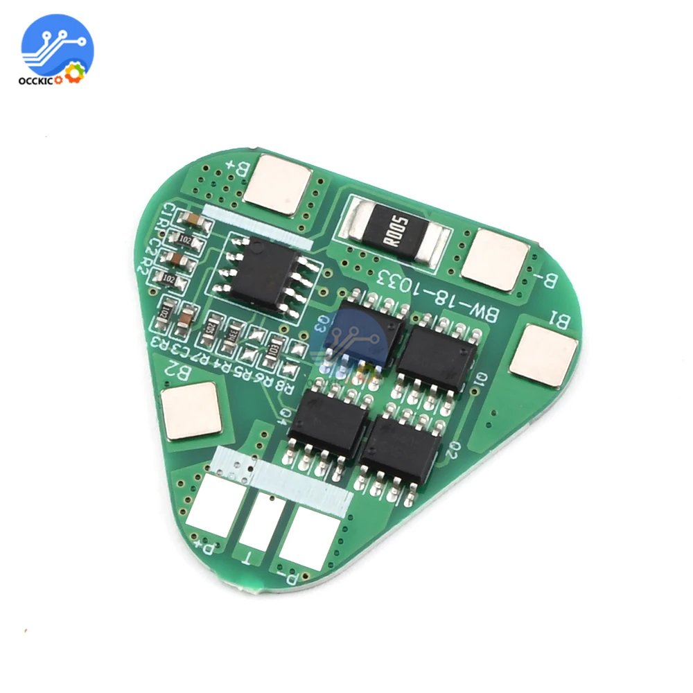 Bms 3S 4A 10.8V 12.6V 18650 Li-ion Lithium Battery Charge Protection Board Power Bank Cell PCB Balancer Equalizer for Motor