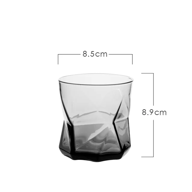 Gelas Minum Kopi Portabel Kreatif Sederhana Nordic Gelas Minum Kopi Gelas Koktail Sampanye Lucu Cappuccino Szklanki Bar Dapur BJ50BL