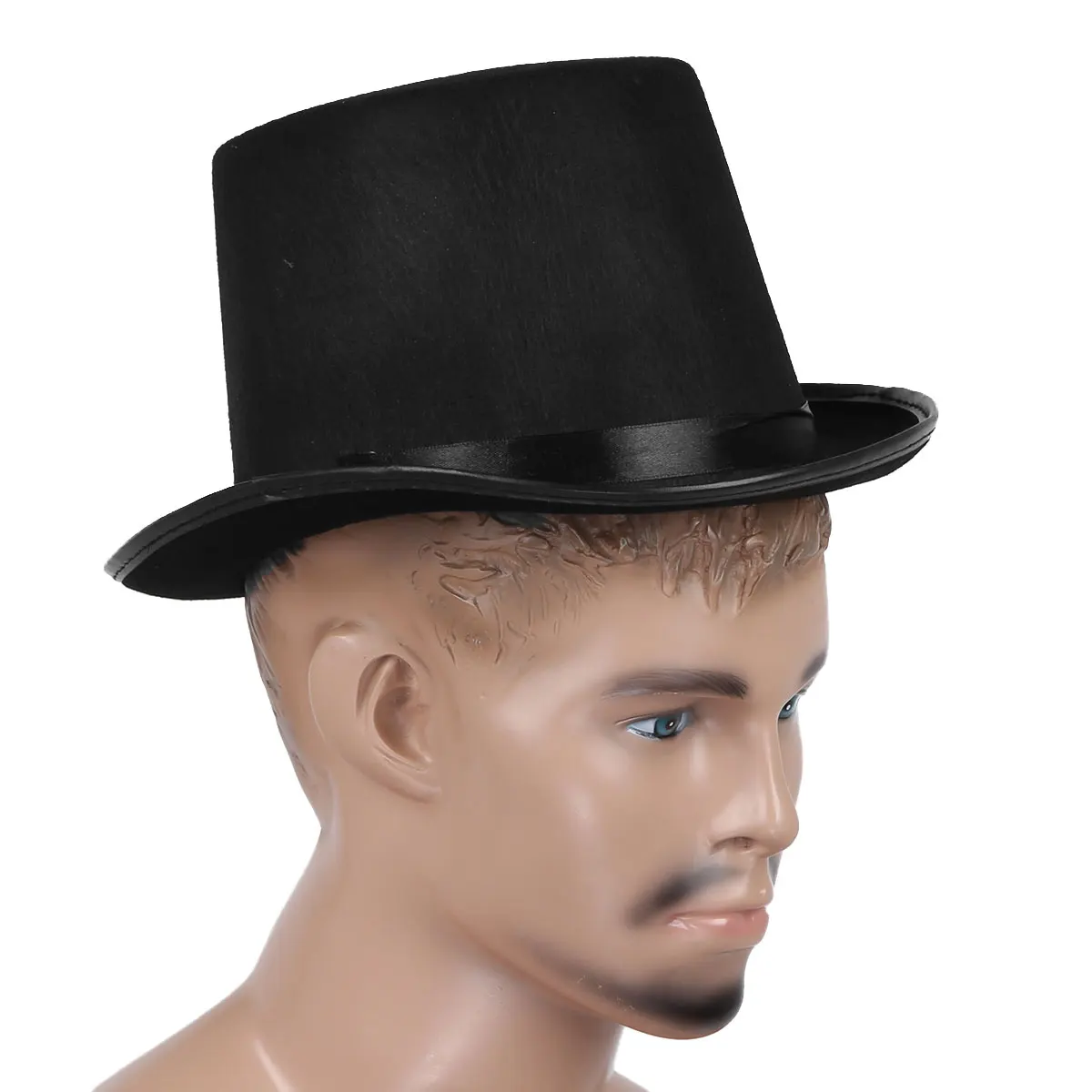 Halloween Men Women Magician Hats Cap Gentleman Jazz Hat Top Hat Black Party Bowler Hat Kids Adults