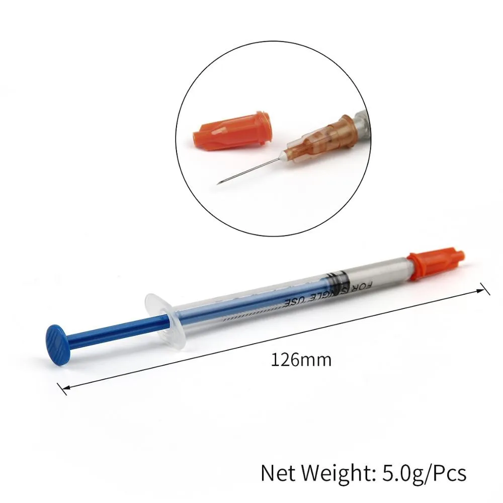 MECHANIC 0.2/0.3/0.4/0.5/0.6/0.7ml Silver Conductive Paint Paste Wire Glue Electrically Adhesive Paint Repair PCB Circuit Board