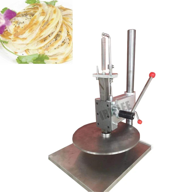 Hand press 30cm pizza dough pressing machine tortilla making machine pancake maker machine roasted duck cake press machine