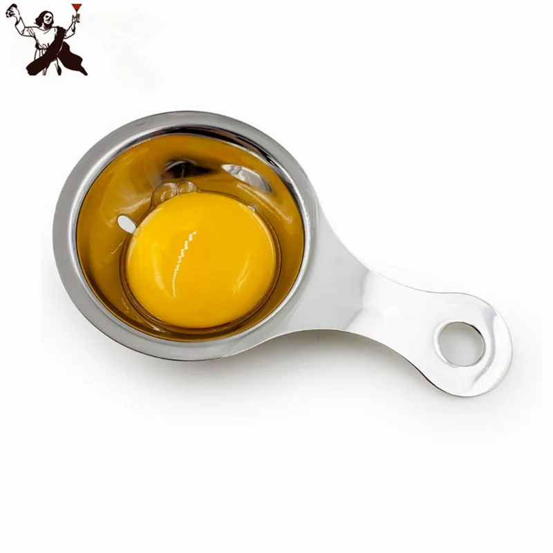 

304 Convenient Stainless Steel Egg White Yolk Separator Eggs Yolk Filter Gadgets Kitchen Accessories Cooking Tools Wholesale