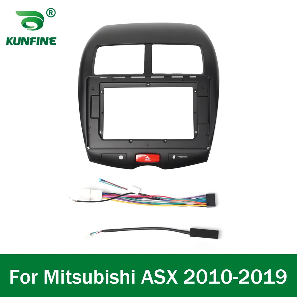 

2Din 10 Inch Car Android Radio Fascia Frame Adapter For Mitsubishi ASX 2010-2019 Audio Stereo Dash Fitting Panel Frame Kit