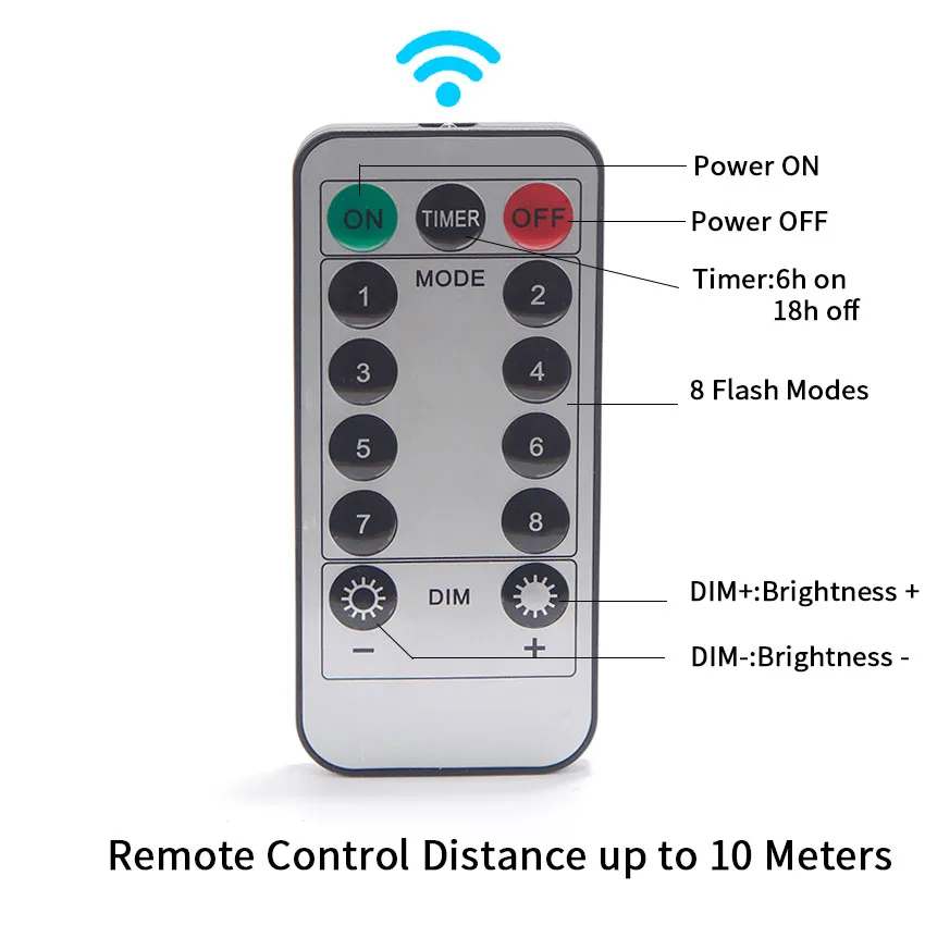 Гирлянда светодиодная с дистанционным управлением, 10/20 м