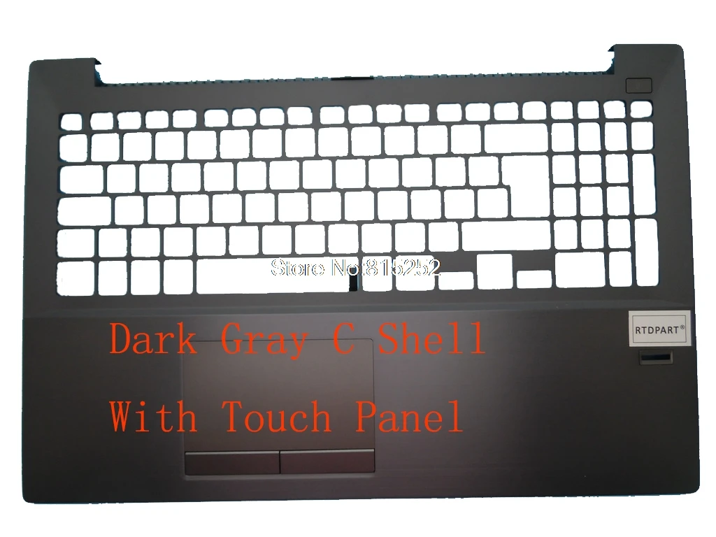 

Laptop PalmRest For ASUS PU500 PU500C PU500CA E500 E500C E500CA 13NB00F1AM0221 13N0-P2A0221 UK Layout Upper Case Dark Gray