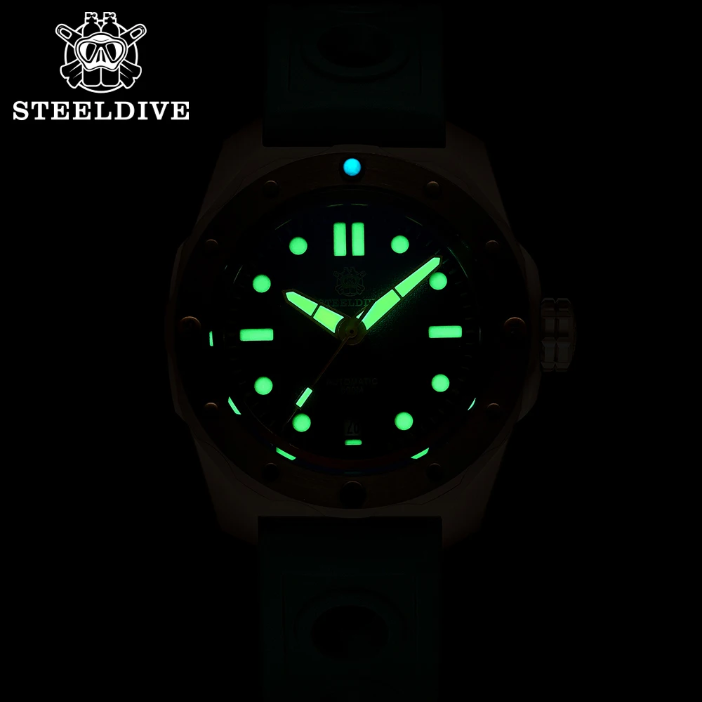 2020 New Arrival! SD1960S 46.5mm Large Case Men Bronze Dive Watch 500M Water Resistance Sapphire Glass NH35 Watch Bronze