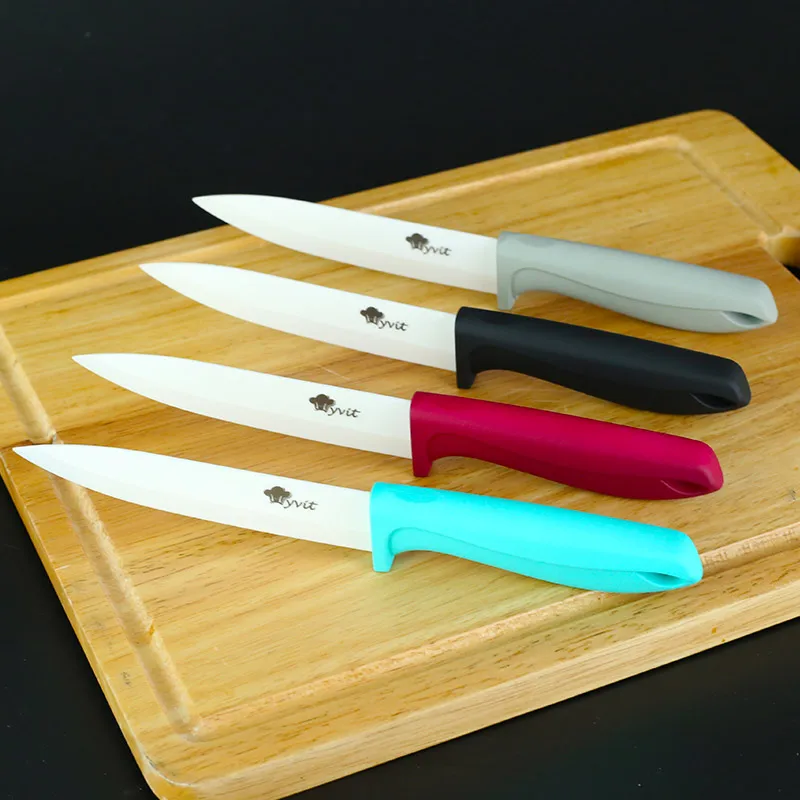 Ceramic Knife Set 3 4 5 6 inch Chef Utility Slicer Paring Ceramic Knives with Peeler Kitchen Knife Zirconia Blade Cooking Cutter