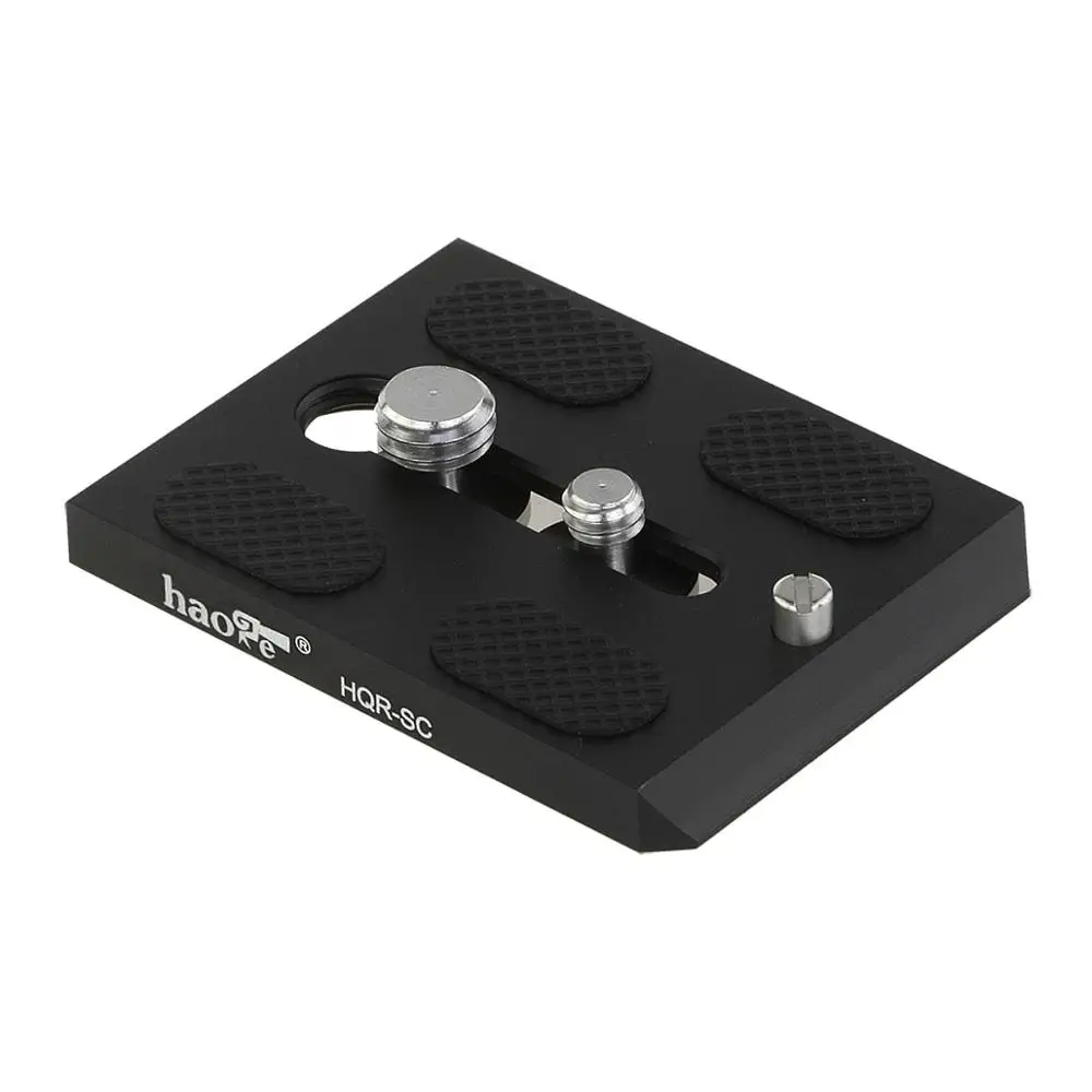 Haoge Camera Quick Release Plate for Sachtler Tripod Head Replace Touch & Go Plate S