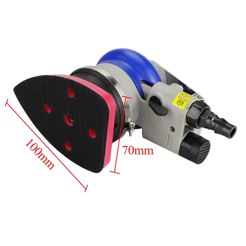 Polishing machine pneumatic tools triangle specifications 70 * 100 mm interior car seat wood sandpaper machine polishing machine