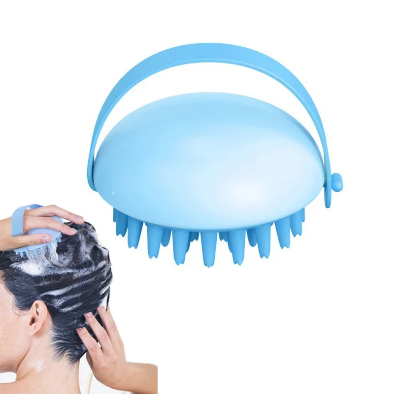 

Head Massager Shampoo Brush, Outfit Upgrade Dry And Wet Hair Scalp Massage Brush, With Soft Silica Gel Brush,Massage Beauty Tool