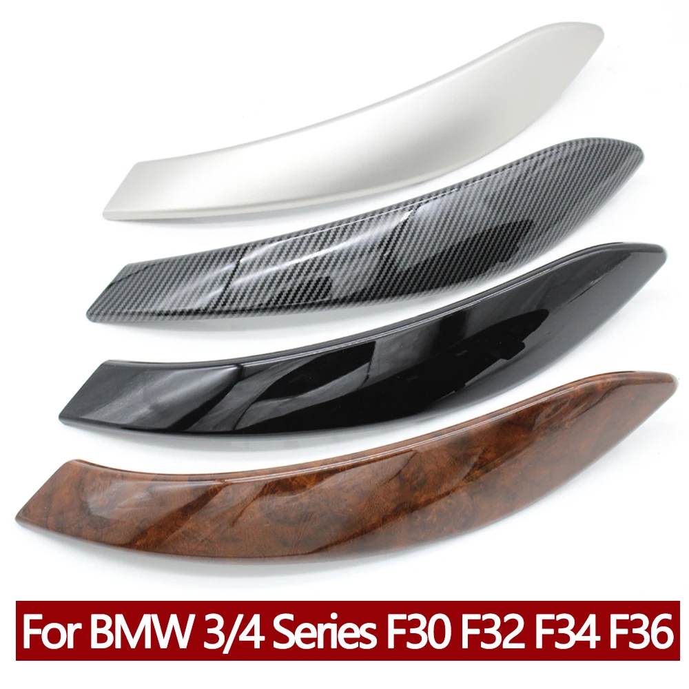 Koolstofvezel Auto Binnendeur Paneel Handvat Pull Trim Cover voor B-MW 3 4 Serie F30 F80 F31 F32 F33 F35 Auto Accessoires (Links