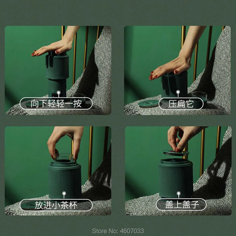 Zusammen klappbarer tragbarer elektrischer Wasserkocher 0,6 l Retro Home Travel Mini Handheld elektrische Wasser flasche elektrischer Wasserkocher