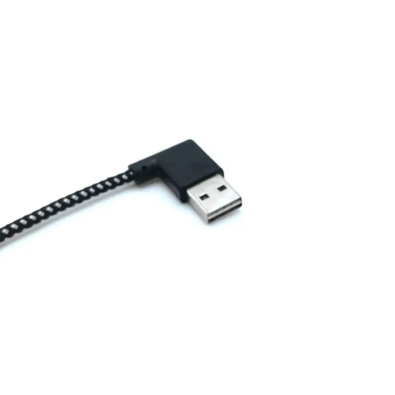 For Oneplus 3 Letv Xiaomi 4c Huawei Type-c Male 90 Degree Left Angled to USB male Left Angled Short 3A Cable Sync Data Charge