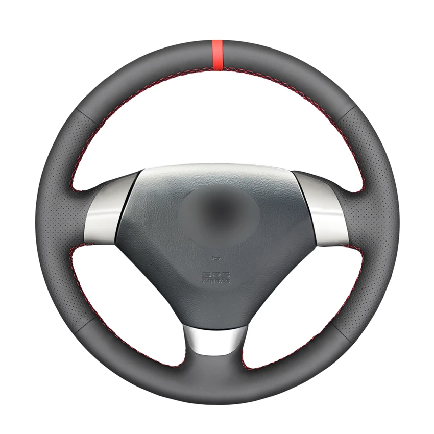 

Black PU Artificial Leather Car Steering Wheel Cover for Honda Accord Coupe 7 Accord Euro Acura TSX 2003 2004-2008 (3-Spoke)