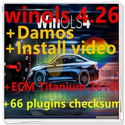 2026 Hot Selling Winols 4.26 + Unlock Patch + Damos Files + Video + User Manual + Ecm Titanium 26000 Drivers Download Link or CD