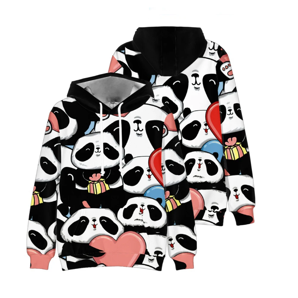 

New Listing 3D Pandas Hoodies Men Women Sweatshirts Unisex Sportswear Autumn Kids Animal Tops Fashion Boys Girls Pullovers