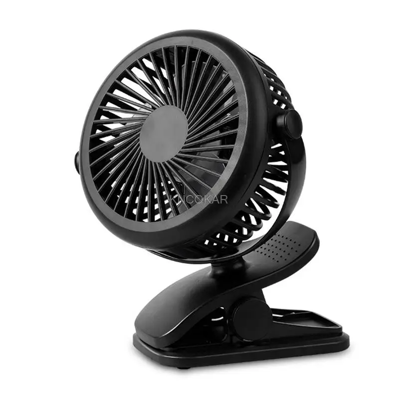 

USB Clip Fan Summer Portable 3 Speed Adjustable Ventilator Mini Rechargeable Desktop Fan For Baby H0144