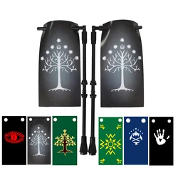 Grands drapeaux pour Gondor, Elves, Rohan, Mordo, Durin, Isengard, Spartan, Rome