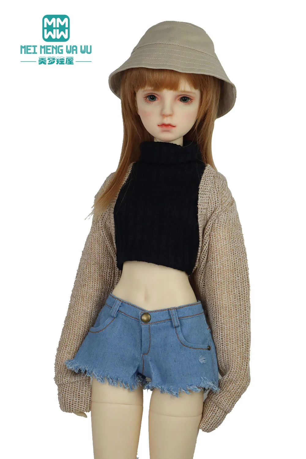 BJD Doll clothes 60CM 1/3 Fashion Girls SD Dolls toys Ball Jointed Doll Sweaters, hats, underwear Girl\'s gift