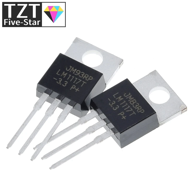5/10 Stück LM1117T-3.3 LM1117-3.3 LM1117T 3.3V LM1117 für Stromversorgungsmodul – Detail 2