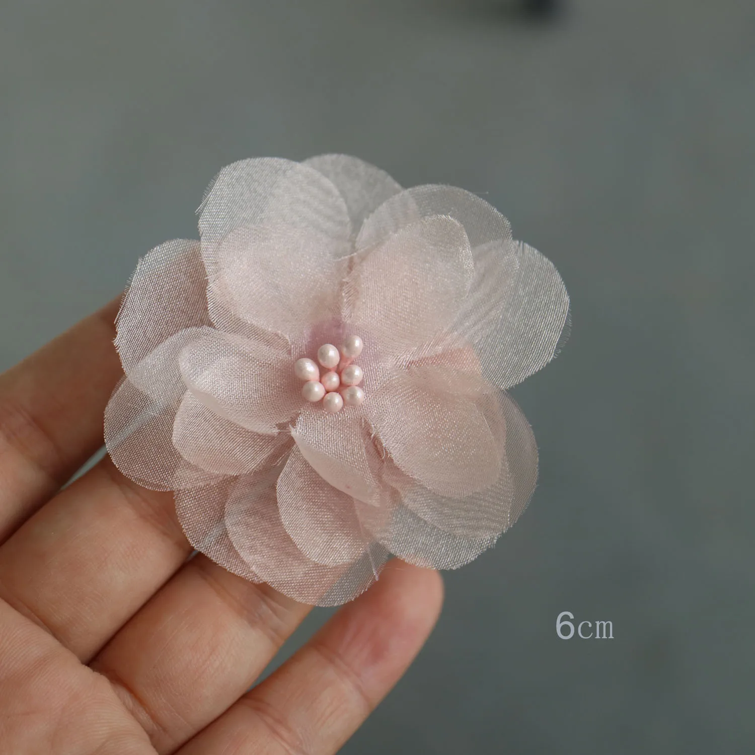 10pc DIY fashion organza flower Patches for clothing Embroidery floral patches for bags decorative parches applique sewing craft