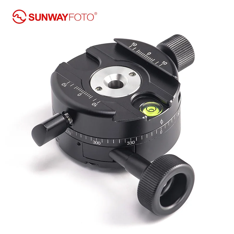 SUNWAYFOTO-Arca Swiss Geared Clamp para tripé, cabeça panorâmica, GC-01, 58mm
