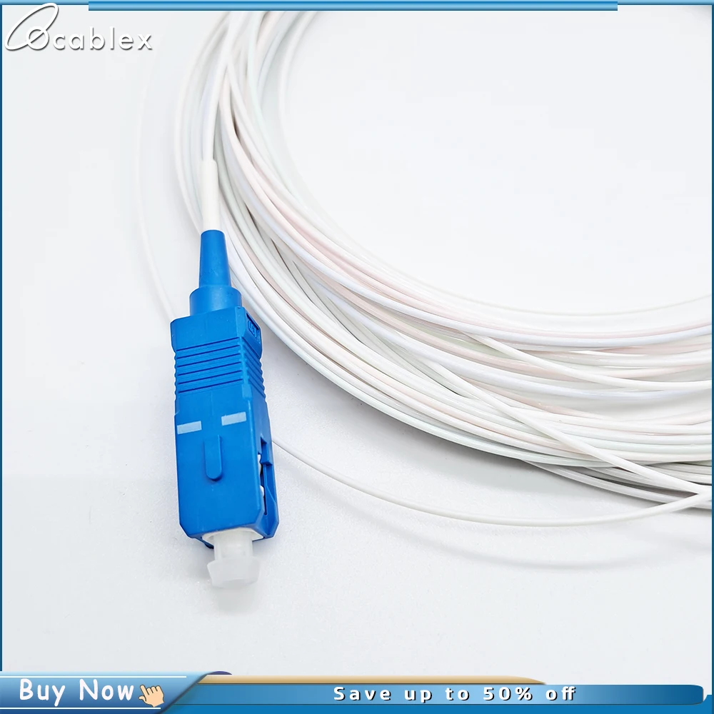 Imagem -03 - Tubo de Aço Fibra Óptica Plc Divisor 1x16 sc Upc Mini Blockless G657a1 0.9 mm 1m 16 1*2 1*4 1*8 sc Upc Conector 10 Peças Lote 0.9 mm