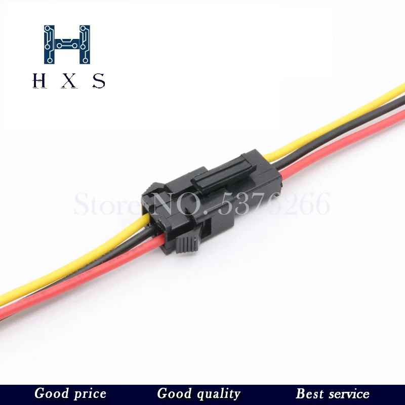 5pairs SM2.54 2 3 4 5 6pin SM Male & female Led Connector 2pin/3pin/4pin/5pin 6pin Wire cable pigtail Plug Total length 40cm