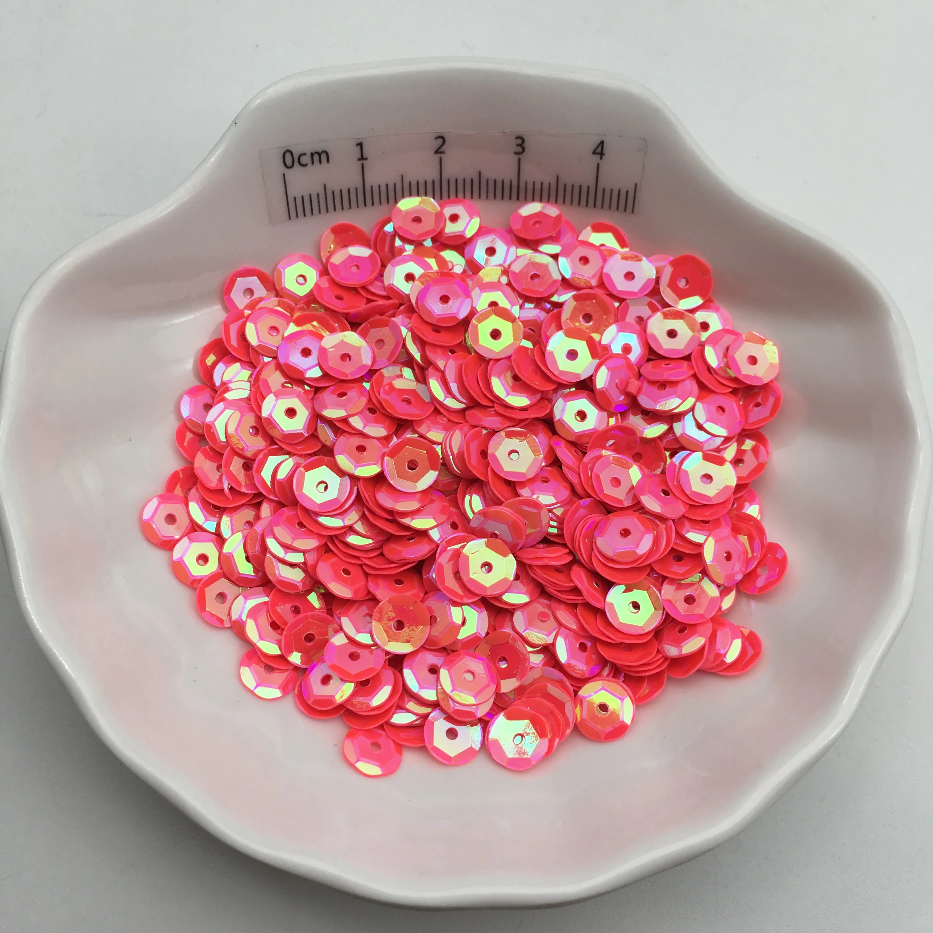 10g 4mm 5mm 6mm 8mm 10mm Cup PVC Sequins Glitter Paillettes For Clothes,Hat,Shoes.Kids DIY.Crafts Handmade Accessory Wholesale