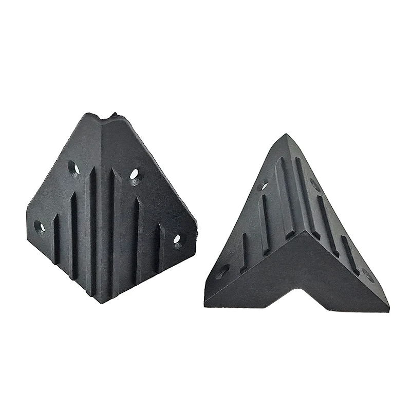 GHXAMP Spaeker منصات الصوت المضادة للتصادم حماية الزاوية البلاستيك التفاف زاوية للناطقين مربع منصات منع ارتداء أجزاء DIY 8 قطعة