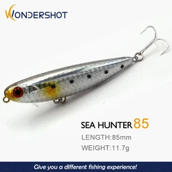 Wondershot D03 85mm/100mm High Quality 2020 Fishing Lure Pencil Topwater vobler Bait Fishing decoys Wobblers for fish Crankbait