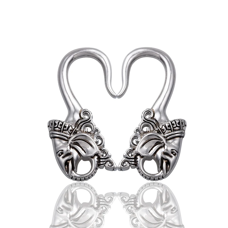 Elephant earrings For Women Vintage Hanging Dangle Earrings Drop Earing Declaration Modern Fashion Jewelry Stretching Earlobe