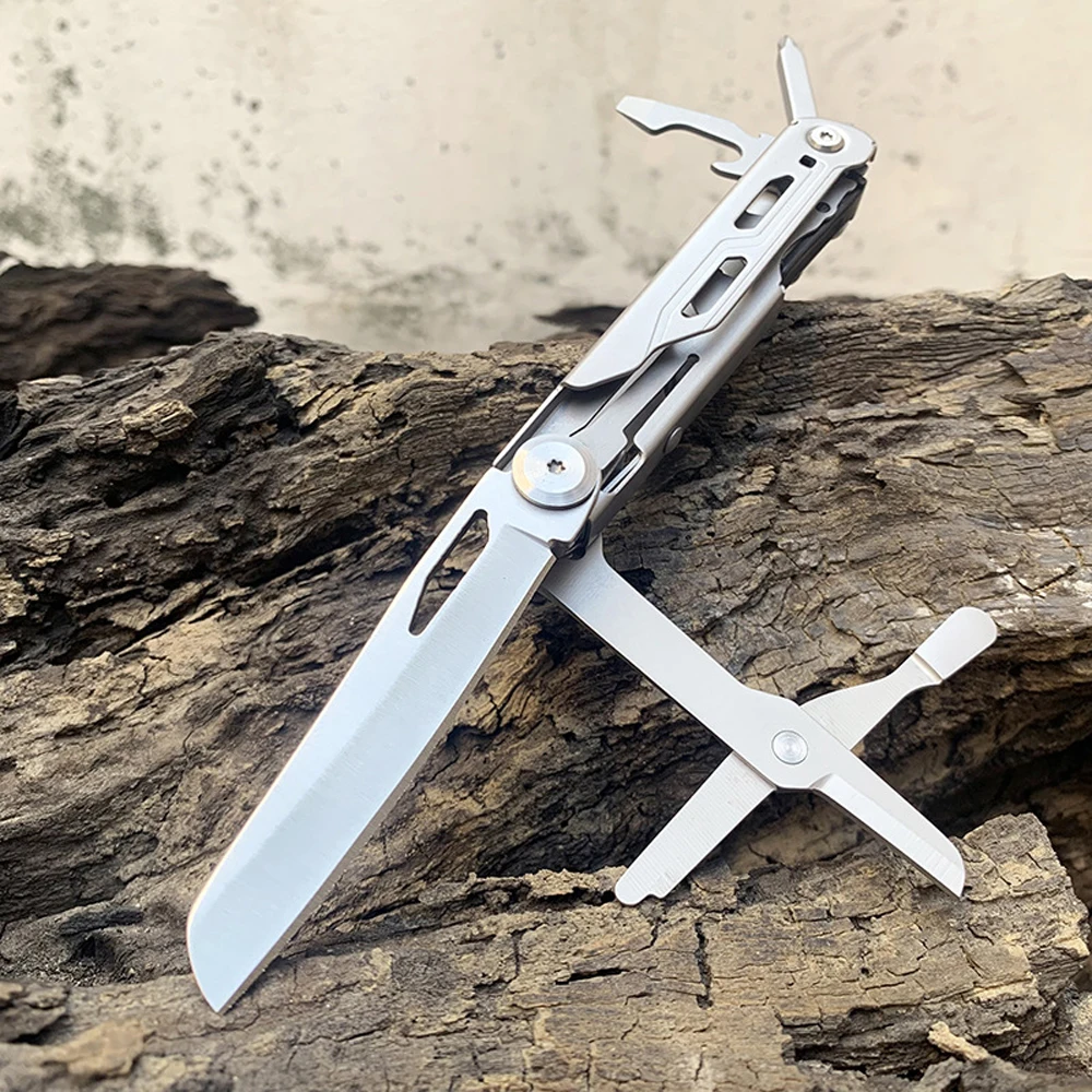 440 Multi-tool Hunting Folding Knife Tool Screwdriver Keychain Tactical Knife Pocket Fold Mini Gear Outdoor Survival Knives