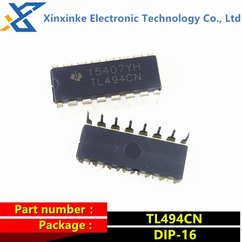 10PCS TL494CN DIP-16 TL494CDR TL494C SOIC-16 Switch Mode Controller Power Management Chip