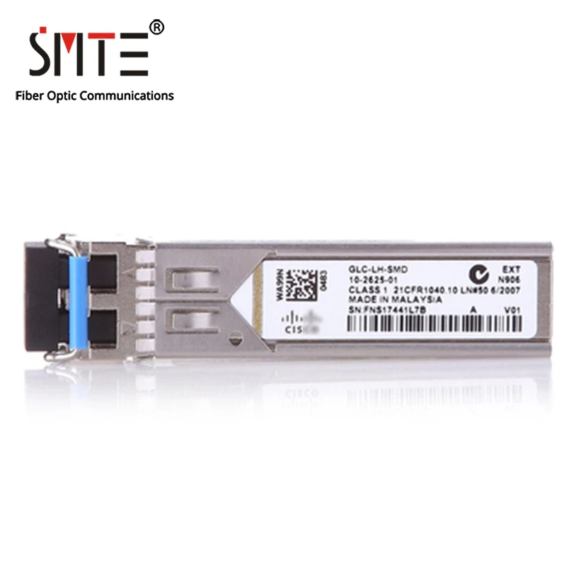 Original And New GLC-LH-SMD LC 1.25G 1310nm 10KM DDM SM 1000BASE-LX Module SFP Optica Fiber Transceiver